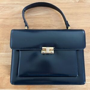 1960’s Black Leather Purse
